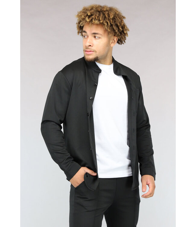 Zwarte Heren Pantalon Suit met Blouse