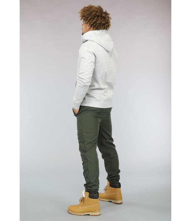 Khaki Utility Broek met Cargo Zakken
