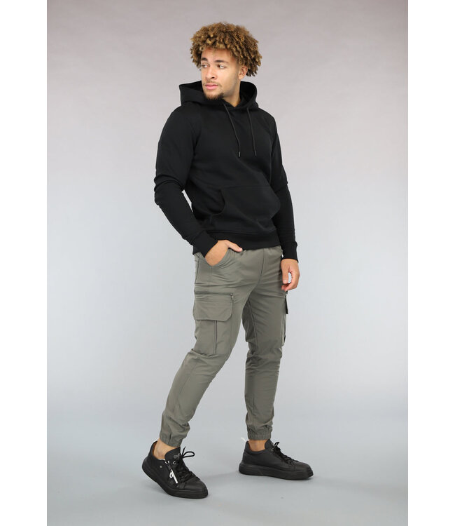 Basic Khaki Heren Cargo Broek