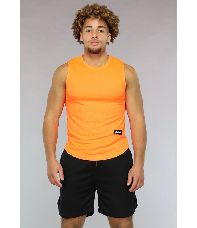 Oranje Neon Heren Sport Tanktop