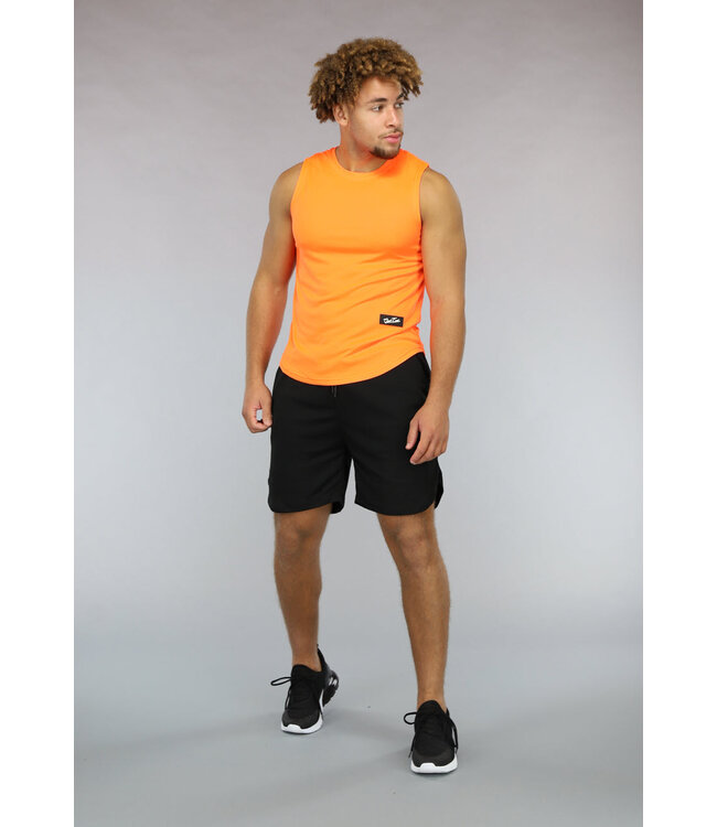 NEW0902 Oranje Neon Heren Sport Tanktop