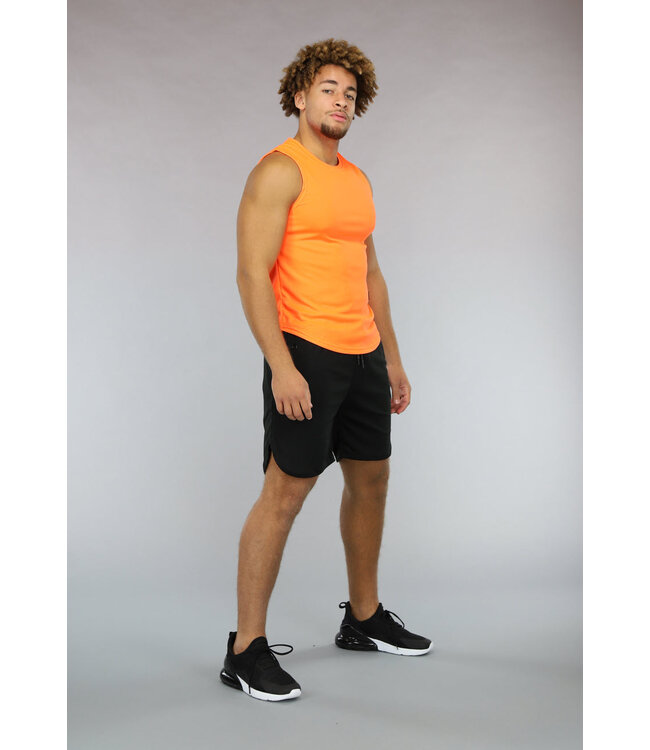 Oranje Neon Heren Sport Tanktop