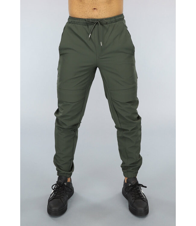 Khaki Utility Broek met Cargo Zakken