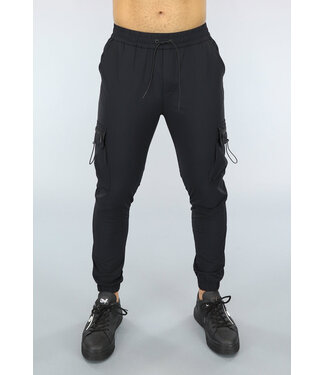 Basic Zwarte Heren Cargo Broek