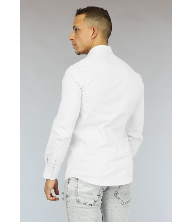 Overhemd wit slim fit sale