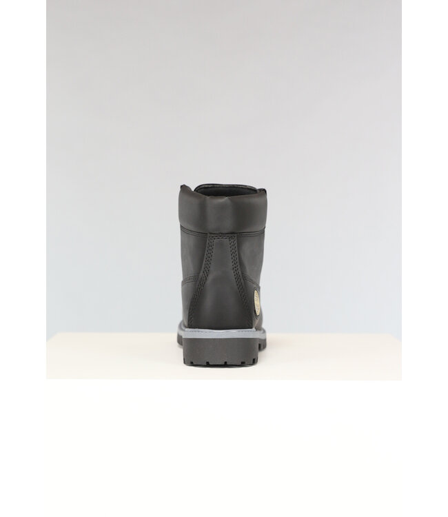 Grove Zwarte Lederlook Heren Boots