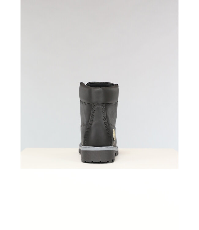 NEW2302 Grove Zwarte Lederlook Heren Boots