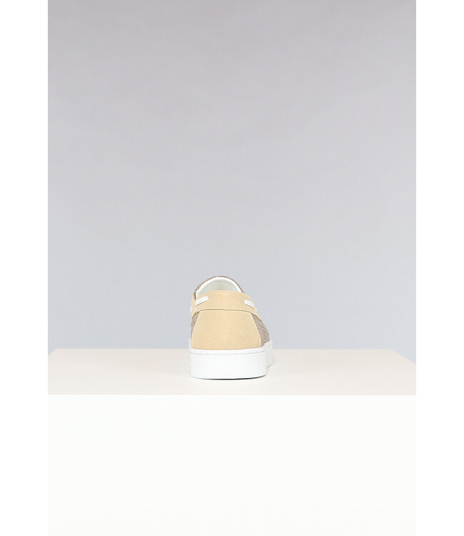 Taupe Gemêleerde Heren Bootschoenen