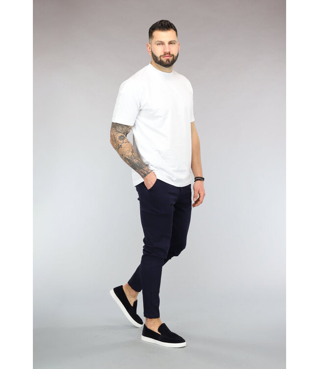 Navy Heren Stretch Pantalon
