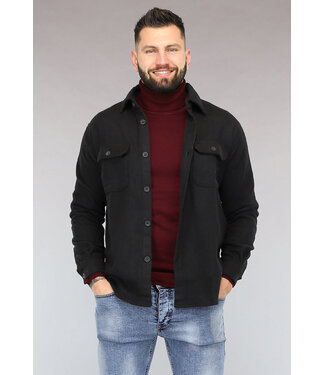 Heren Overshirt in Zwart
