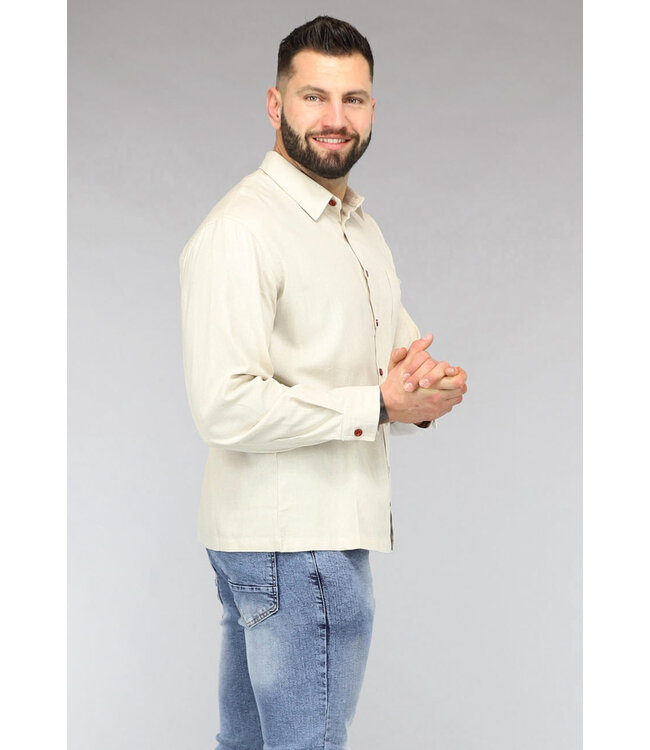Beige blouse heren hotsell