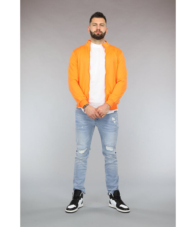 Oranje Vest met Teddy Voering
