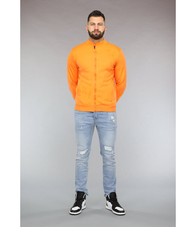 Oranje Vest met Teddy Voering