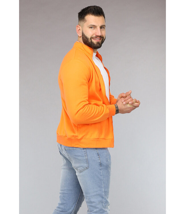 Oranje Vest met Teddy Voering