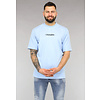 Lichtblauw California Print Heren T-Shirt