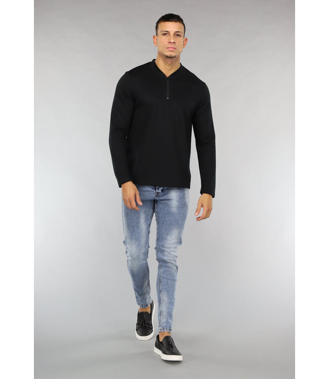 Basic Heren Skinny Jeans Zonder Gaten