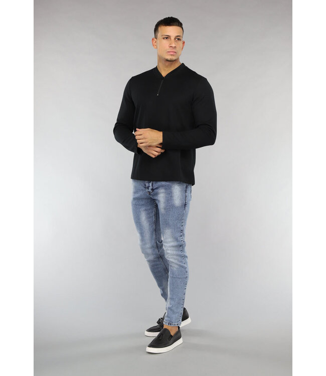 Basic Heren Skinny Jeans Zonder Gaten