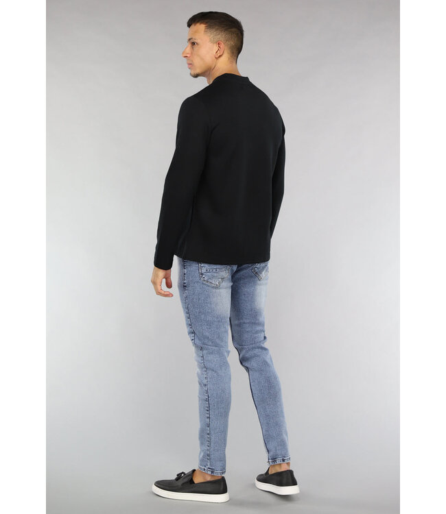 Basic Heren Skinny Jeans Zonder Gaten