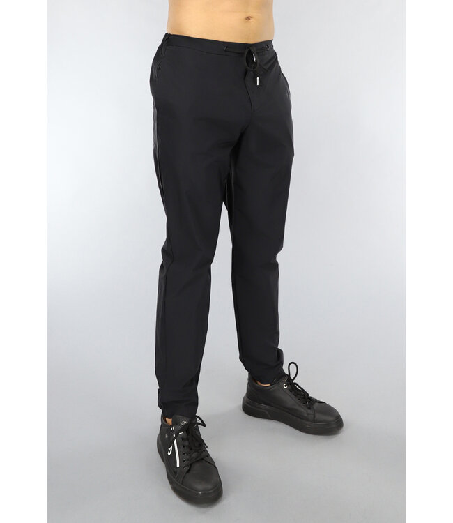 Loose Fit Parachute Broek met Elastische Boorden