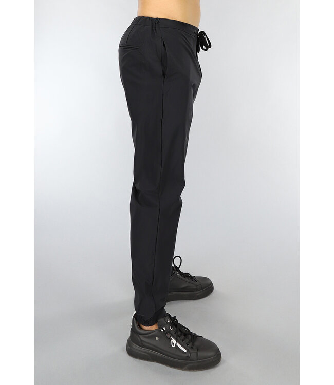 Loose Fit Parachute Broek met Elastische Boorden