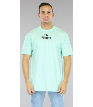 NEW2403 Mint Oversized Heren "I'm Future" T-Shirt