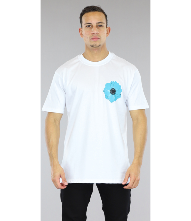 !SALE50 Wit Heren Oversized "Flower" T-Shirt