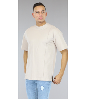 !SALE50 Basic Beige Heren Shirt