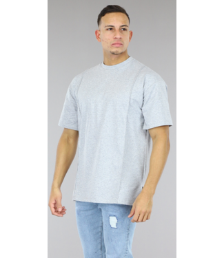 !SALE50 Basic Grijs Heren Shirt