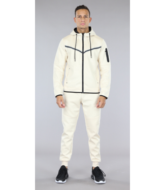 !OP=OP Beige Mannen Fleece Tracksuit