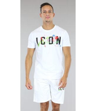 !OP=OP Witte Mannen Icon Short Set