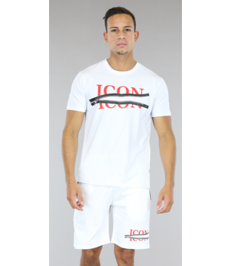 !SALE50 Witte Icon Zip Heren Set