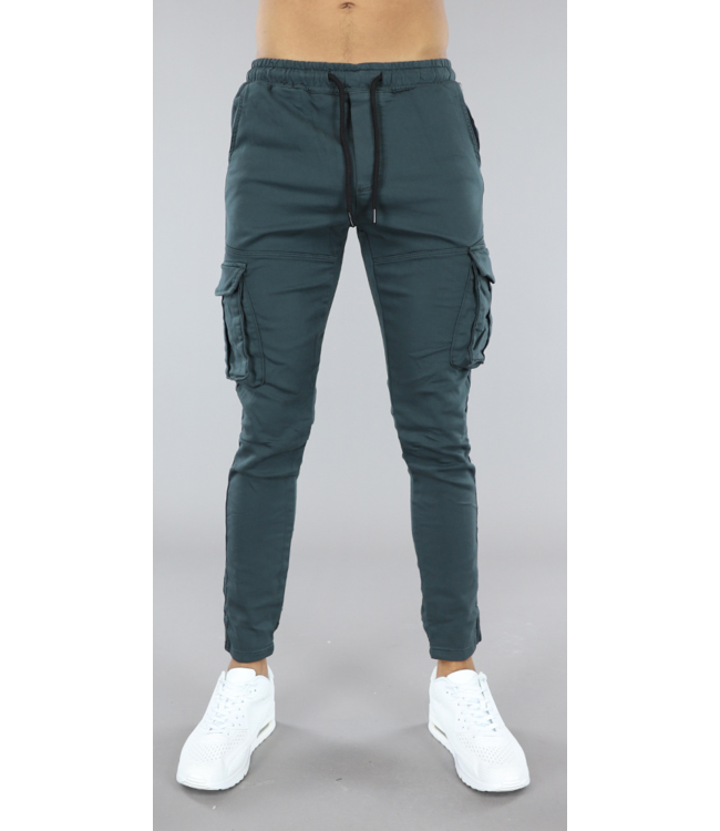 Petrol Heren Cargo Broek met Baggy Fit