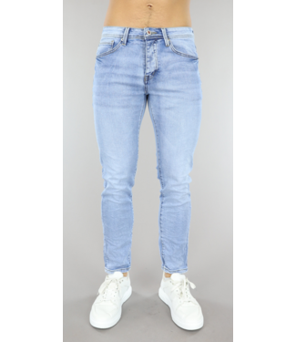 !OP=OP Lichtblauwe Basic Slim-Fit Jeans
