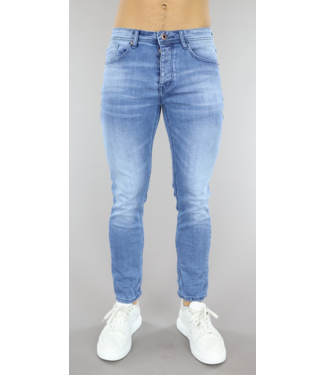 !OP=OP Washed Blauwe Heren Jeans