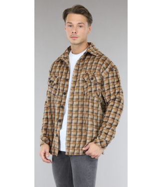 Bruine Heren Houthakkers Overshirt