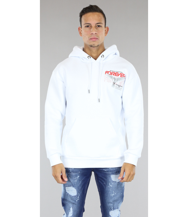 !SALE50 Witte Dream Mannen Hoodie