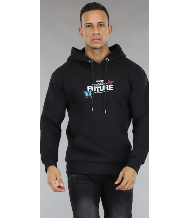 !OP=OP Zwarte Future Heren Hoodie