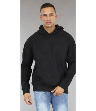 Zwarte Exclusive Fleece Heren Trui