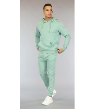 !OP=OP Basic Groen Heren Joggingpak met Capuchon