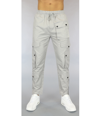 Heren Cargo Broek Grijs