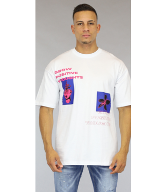 Wit Grow Positive Thoughts Heren Shirt
