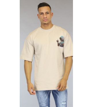 Beige Universal Beauty Heren Shirt