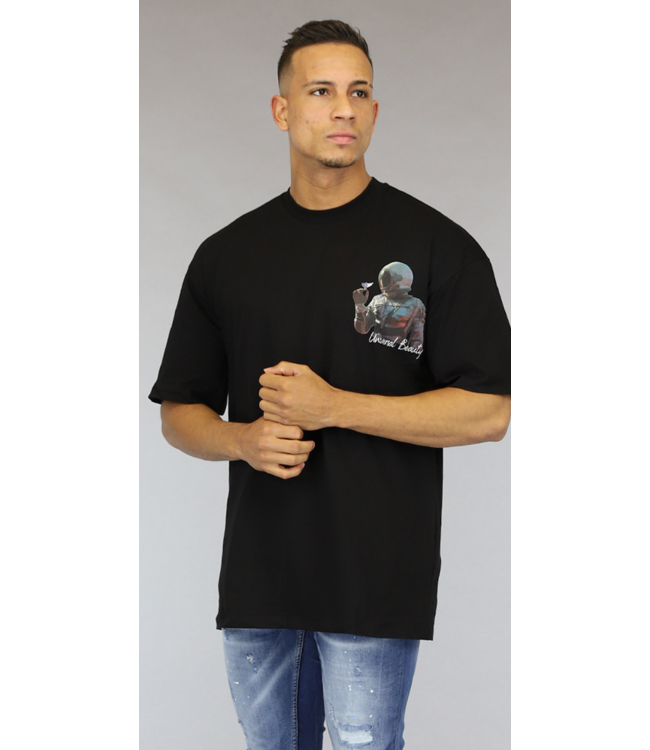 Zwart Universal Beauty Heren Shirt