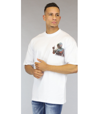 Wit Universal Beauty Heren Shirt