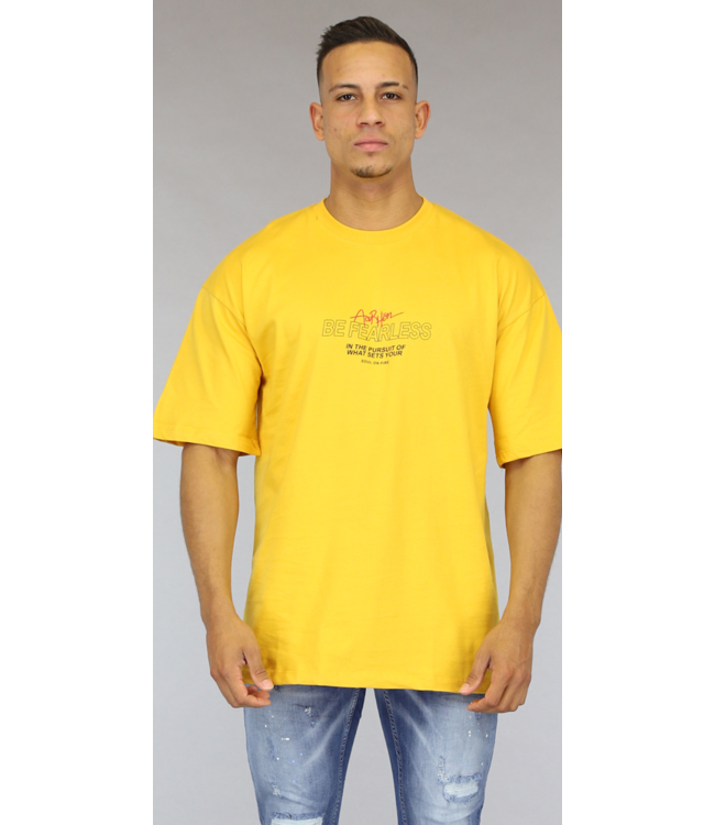 Geel Be Fearless Heren Shirt