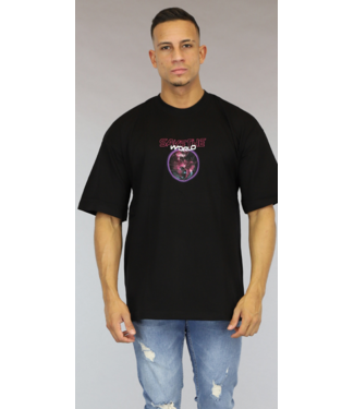 Zwart Save The World Heren Shirt