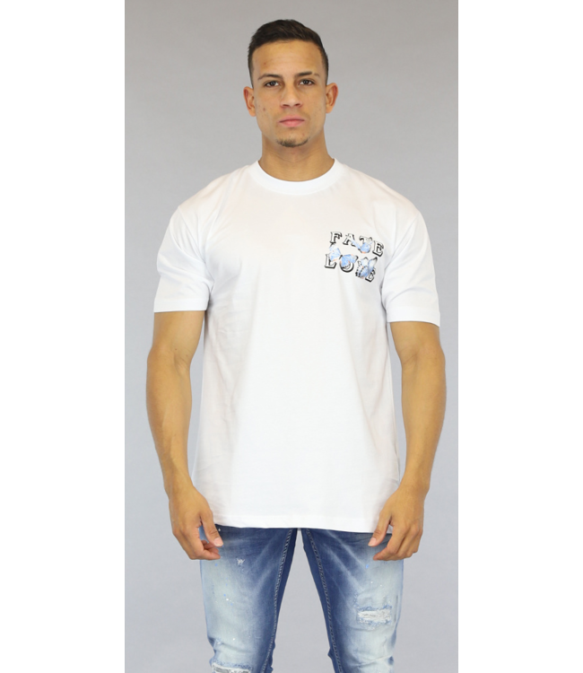Wit Heren Butterfly Shirt