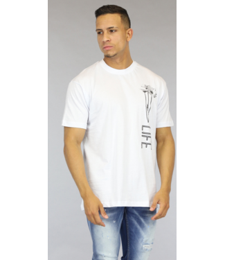 Wit Heren Life Shirt
