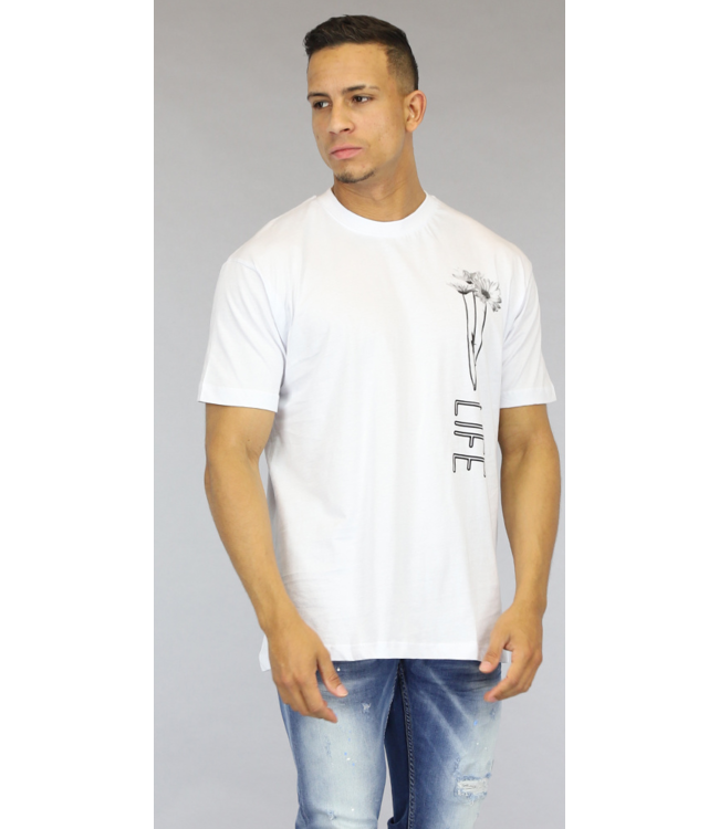 Wit Heren Life Shirt
