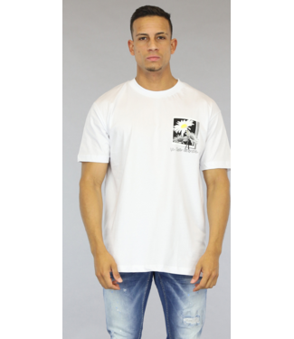 Wit Heren Madelief Shirt